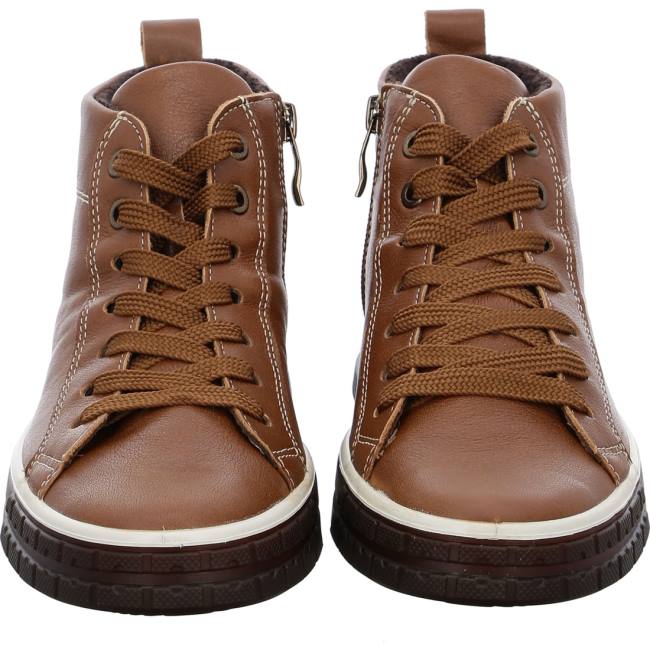 Ara Ankle Frisco Cognac Ženske Čizme Smeđe | ARA725NSC