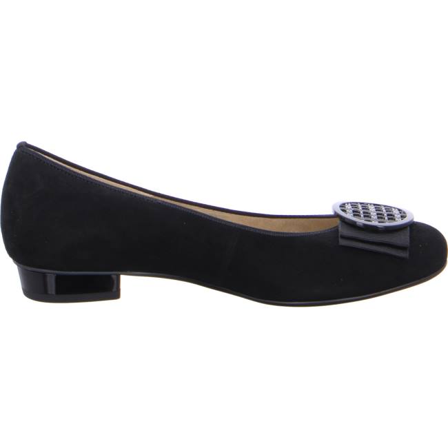 Ara Ballet Pumps Bari Ženske Balerinke Crne | ARA719LXE