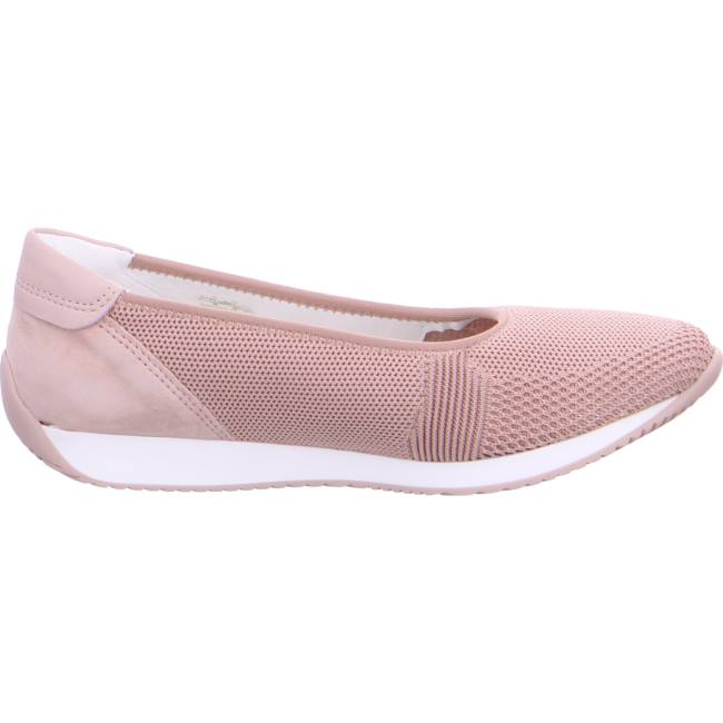Ara Ballet Pumps Porto Powder Ženske Balerinke Roze | ARA170UZS