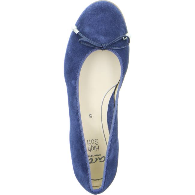 Ara Ballet Pumps Sardinia Indigo Ženske Balerinke Plave | ARA792SRJ