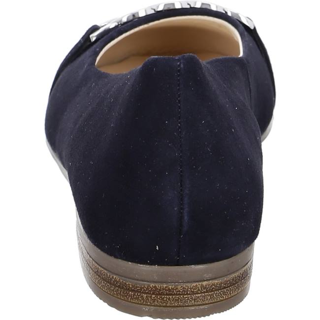 Ara Ballet Pumps Sardinia Ženske Balerinke Plave | ARA472FVC