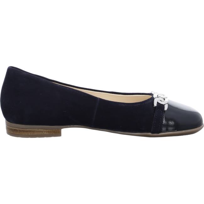 Ara Ballet Pumps Sardinia Ženske Balerinke Plave | ARA472FVC