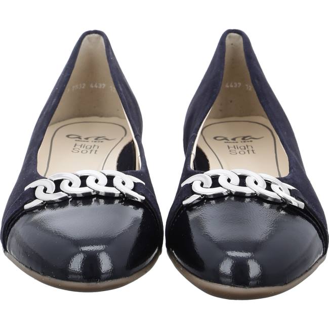 Ara Ballet Pumps Sardinia Ženske Balerinke Plave | ARA472FVC