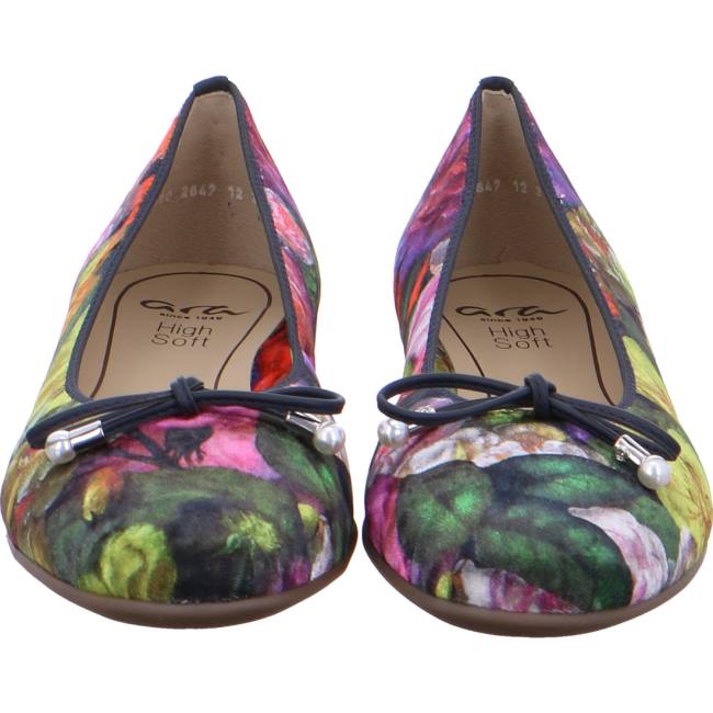 Ara Ballet Pumps Sardinia Ženske Balerinke Visebojne | ARA798YKD