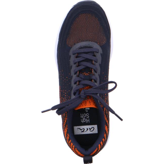 Ara Chicago Orange Muške Patike Plave | ARA431XWQ