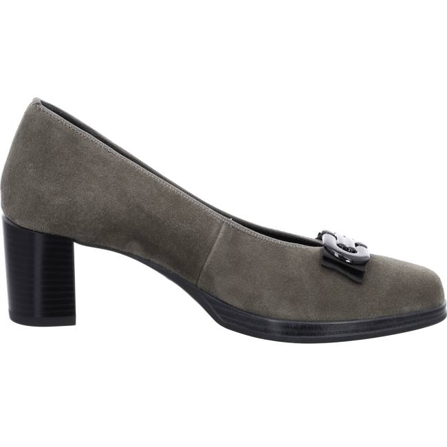 Ara Court Shoes Cannes Taiga Ženske Cipele na petu Sive | ARA213JET