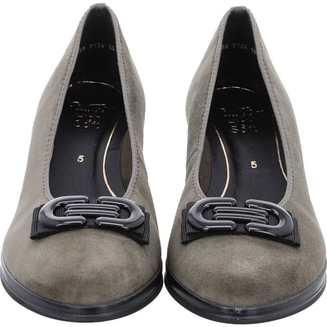 Ara Court Shoes Cannes Taiga Ženske Cipele na petu Sive | ARA213JET