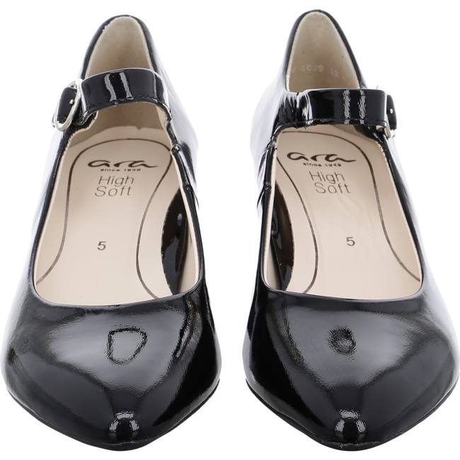 Ara Court Shoes London Ženske Cipele na petu Crne | ARA806QHE