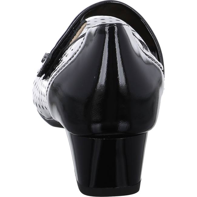 Ara Court Shoes Nizza Ženske Cipele na petu Crne | ARA685RIL