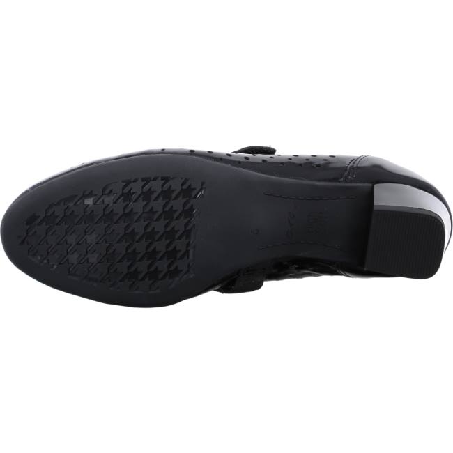 Ara Court Shoes Nizza Ženske Cipele na petu Crne | ARA685RIL