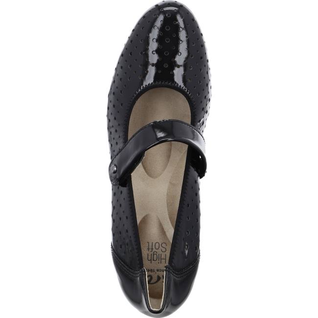 Ara Court Shoes Nizza Ženske Cipele na petu Crne | ARA685RIL