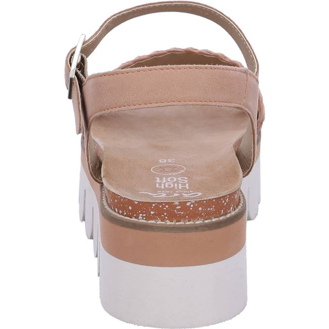 Ara Florenz Peach Ženske Sandale Crvene | ARA321QLT