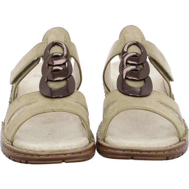 Ara Hawaii Khaki Ženske Klompe Zelene | ARA680GYN