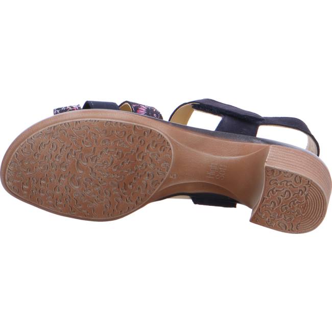 Ara Heeled Lugano Multi Ženske Sandale Plave | ARA621FXS