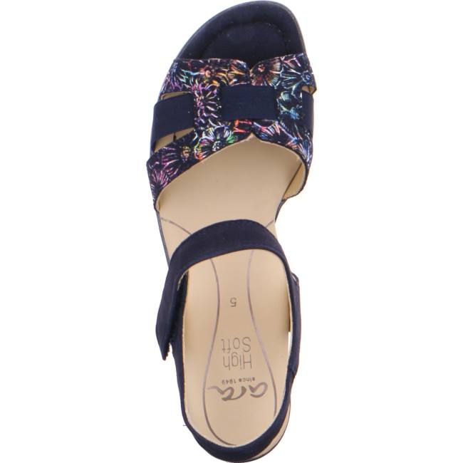 Ara Heeled Lugano Multi Ženske Sandale Plave | ARA621FXS
