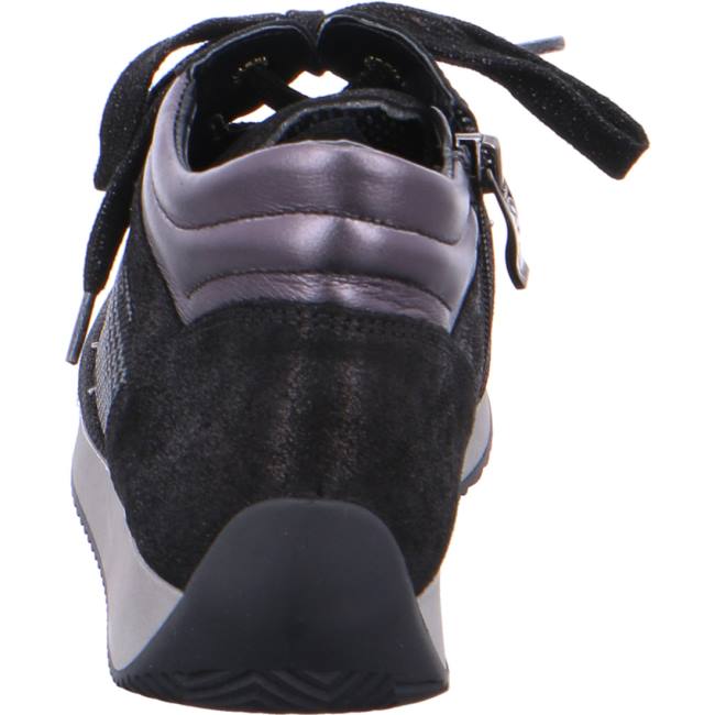 Ara High Top Lissabon Ženske Patike Crne | ARA972GKQ