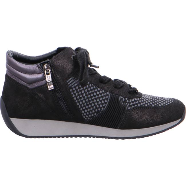 Ara High Top Lissabon Ženske Patike Crne | ARA972GKQ