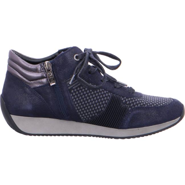 Ara High Top Lissabon Ženske Patike Plave | ARA783QJL