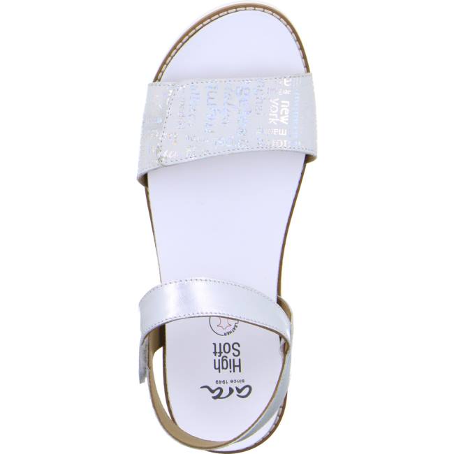Ara Kent-sport Nebbia Silver Ženske Sandale Bijele | ARA580FXA