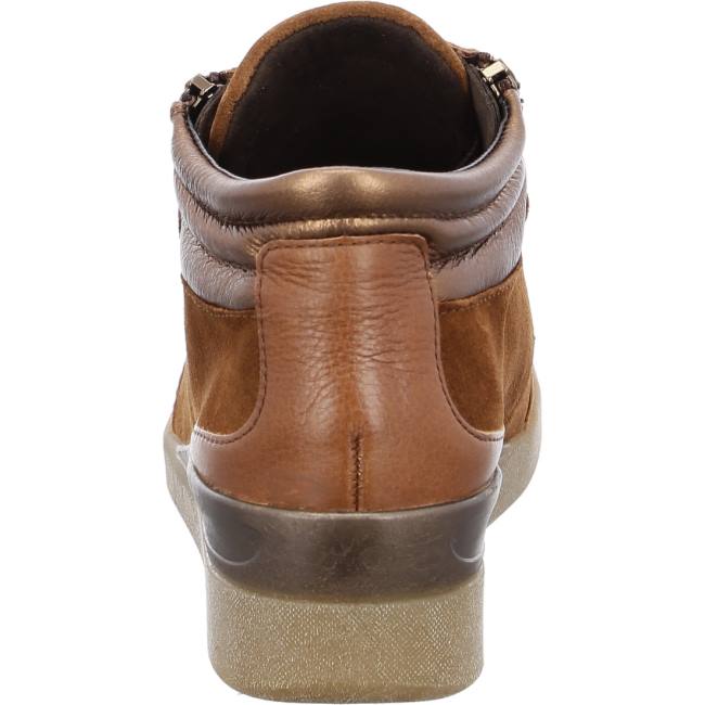 Ara Lace-ups Lazio Cognac Ženske Čizme Smeđe | ARA718CYM