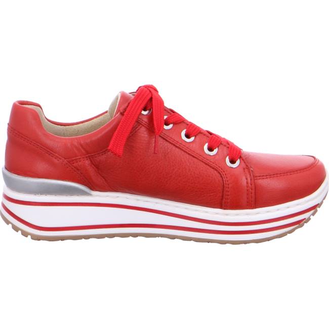 Ara Lace-ups Sapporo Flame Ženske Patike Crvene | ARA975VUC