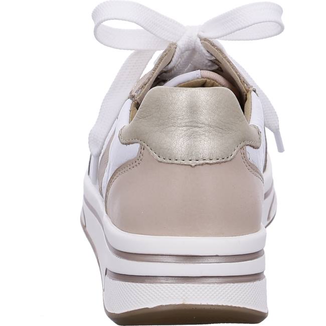 Ara Lace-ups Sapporo Nude Ženske Patike Bijele | ARA309ZLQ