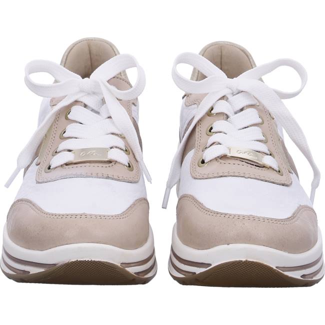 Ara Lace-ups Sapporo Nude Ženske Patike Bijele | ARA309ZLQ
