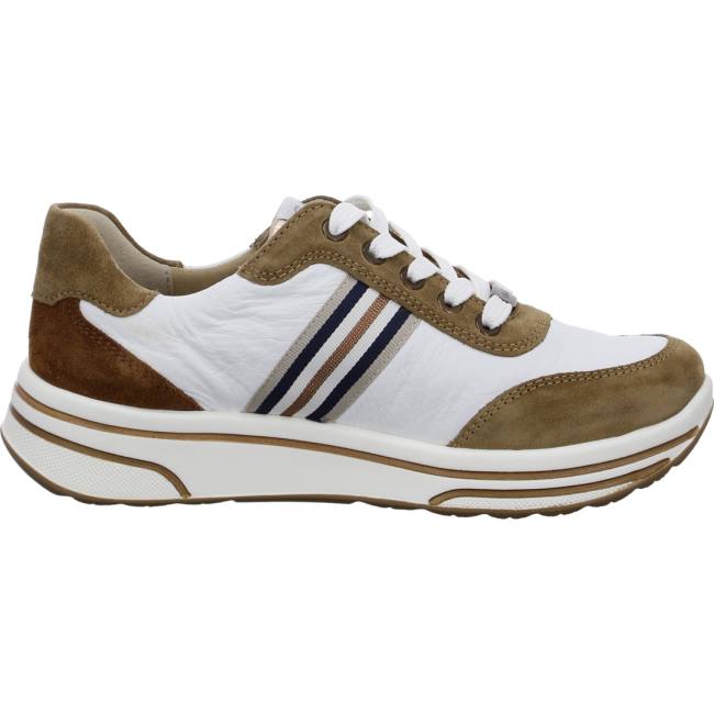Ara Lace-ups Sapporo Toffee Ženske Patike Bijele | ARA354HCO