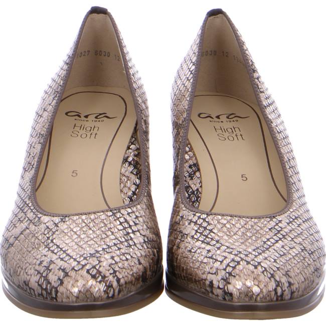 Ara Platform Heels Orly Taupe Ženske Cipele na petu Smeđe | ARA583YOU