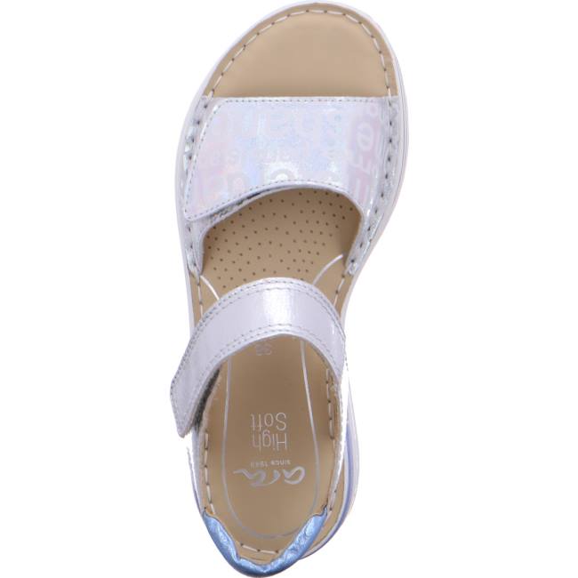 Ara Sapporo Silver Ženske Sandale Sive | ARA425SOQ