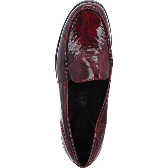 Ara Slip-ons Dallas Chianti Ženske Mokasinke Crvene | ARA792TWX