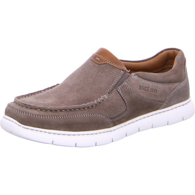 Ara Slip-ons Sario Muške Mokasinke Sive | ARA793SQL