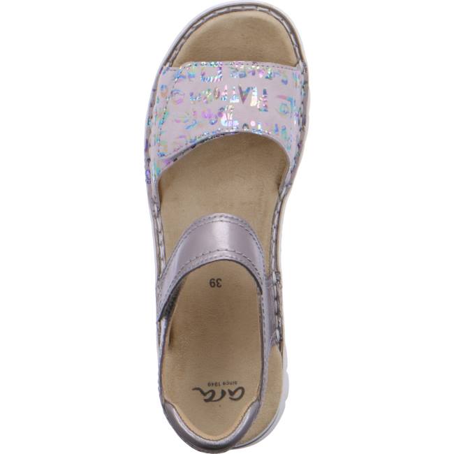 Ara Tampa Silver-grey Ženske Sandale Sive | ARA537AVW