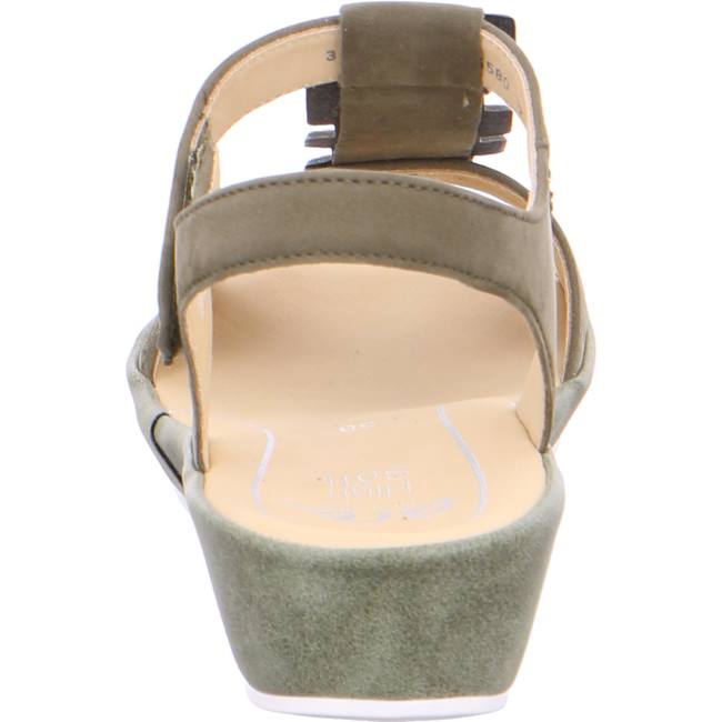 Ara Wedge Capri Ženske Sandale Zelene | ARA035YTR