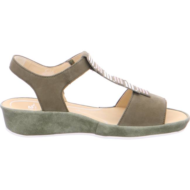Ara Wedge Capri Ženske Sandale Zelene | ARA035YTR