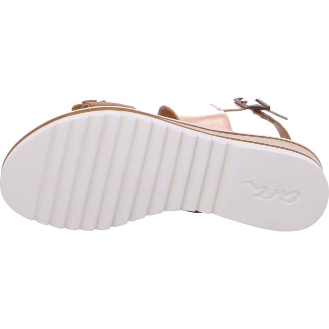 Ara Wedge Durban Ženske Sandale Bež | ARA095WDX