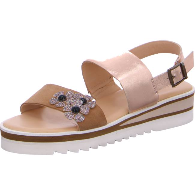 Ara Wedge Durban Ženske Sandale Bež | ARA095WDX