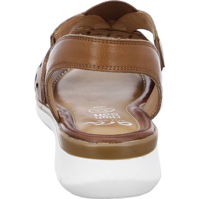 Ara Wedge Kreta Cognac Ženske Sandale Smeđe | ARA634BMI