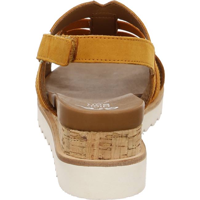 Ara Wedge Valencia Ochre Ženske Sandale Smeđe | ARA204UHZ